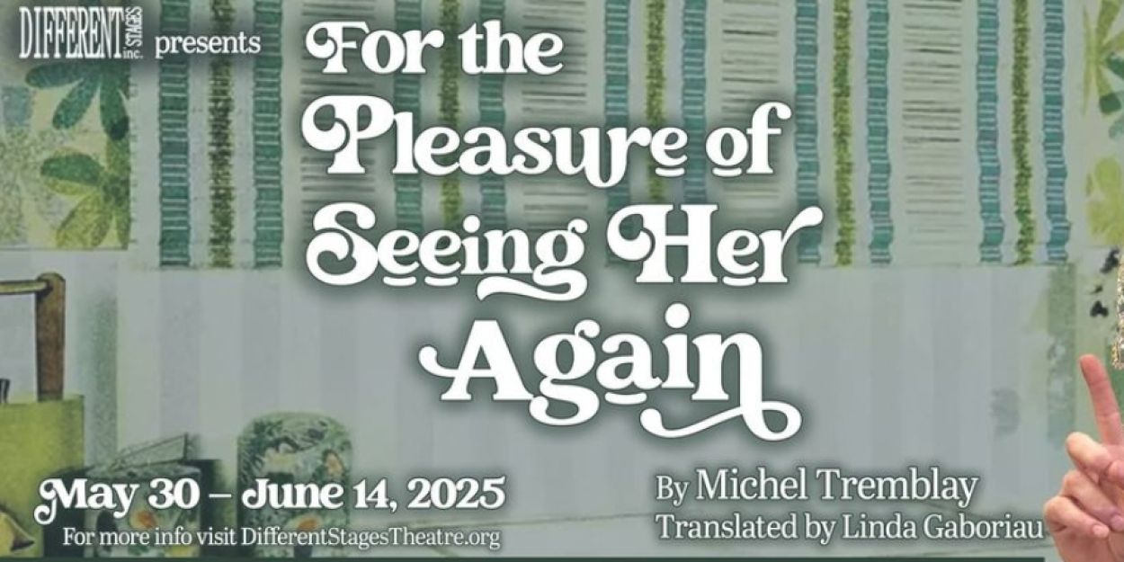 Review: FOR THE PLEASURE OF SEEING HER AGAIN at Different Stages Repertory At The Vortex  Image
