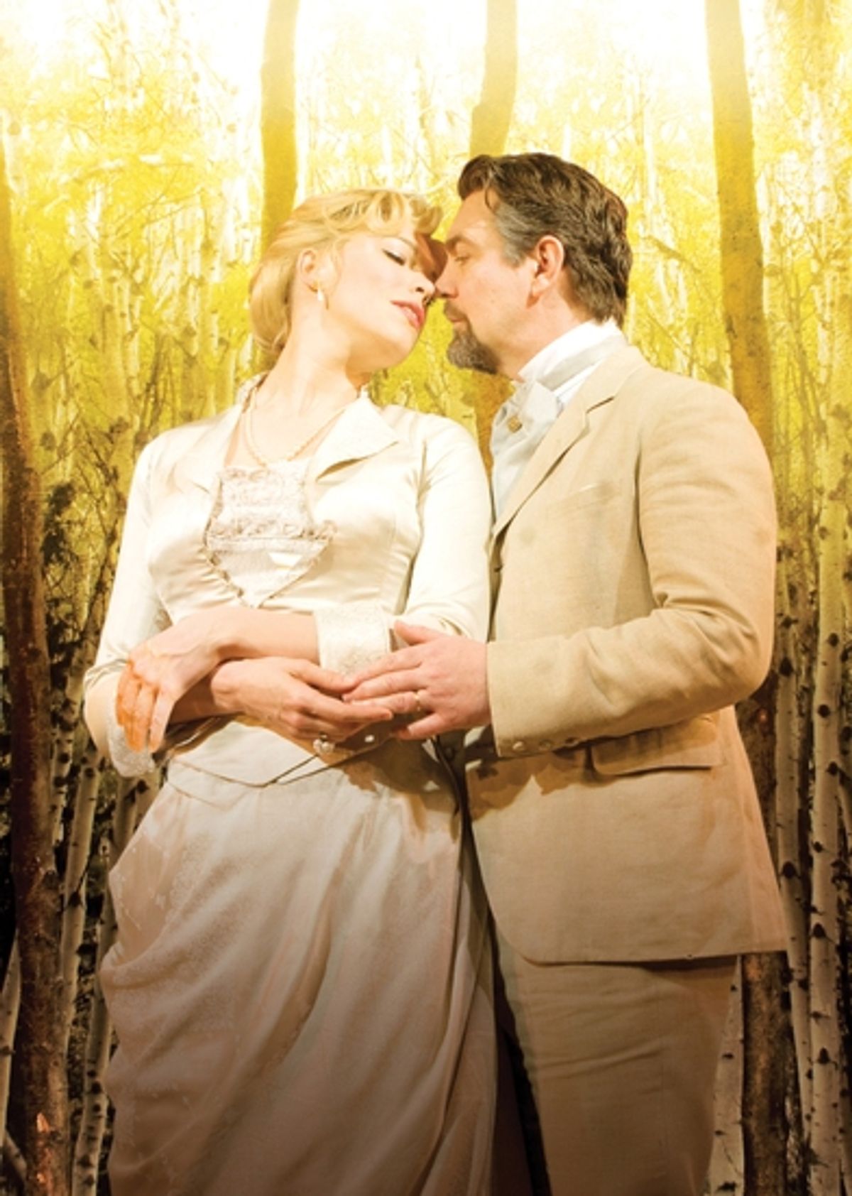 Hannah Waddingham and Alexander Hanson

 at 