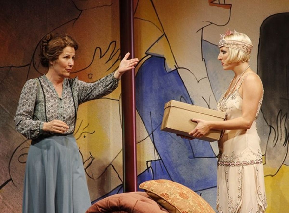 Mary Gordon Murray and Liz Pearce at 