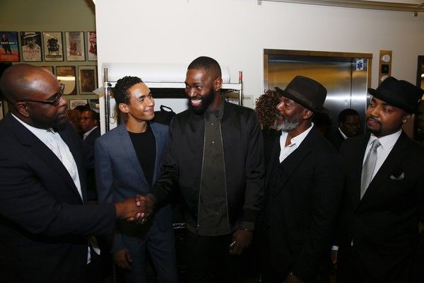 J. Bernard Calloway, Kyle Beltran, Tarell Alvin McCraney and John Earl Jelks and Fran Photo