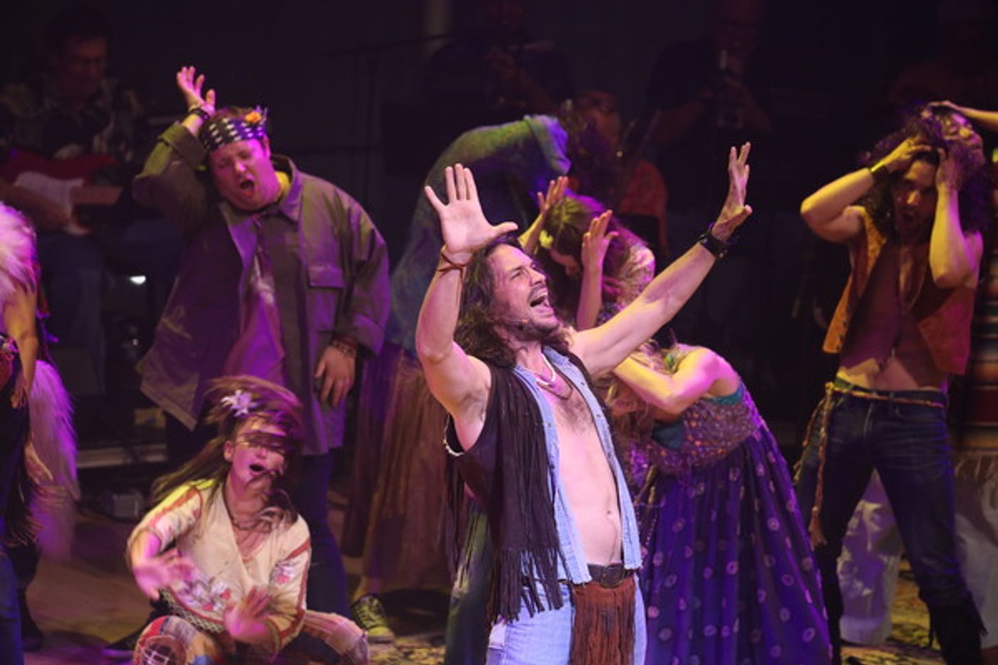 Photo Flash: Jonathan Groff, Caissie Levy, Will Swenson and More 'Got Life' at The Public's HAIR Benefit  Image