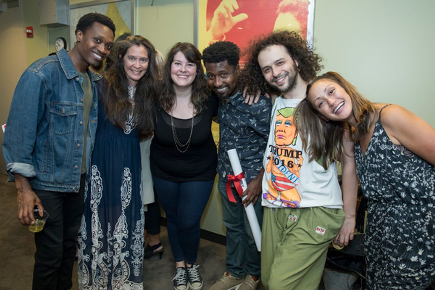 Photo Flash: Jonathan Groff, Caissie Levy, Will Swenson and More 'Got Life' at The Public's HAIR Benefit  Image