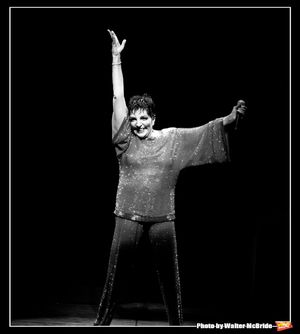 Liza Minnelli during the Curtain Call for the Opening Night Performance of "LIZA'S AT Photo