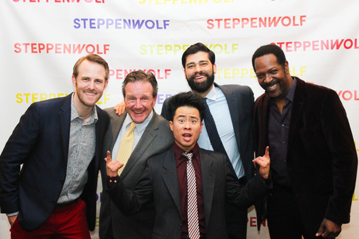 Dan Plehal, Michael Accardo, Andy Nagraj, James Vincent Meredith* and (in the front) Whit K. Lee at 