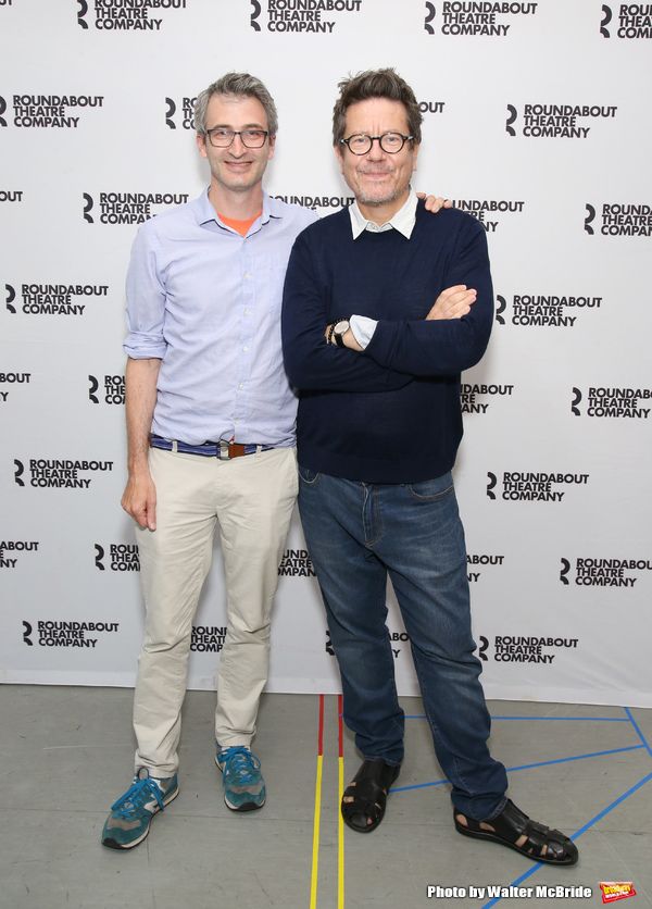 Director Daniel Aukin and playwright Alexi Kaye Campbell  Photo
