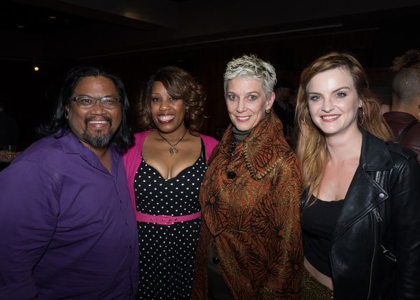 Victor E. Chan, Amber Snead, Patricia Ward Kelly, and Caroline Drage Photo