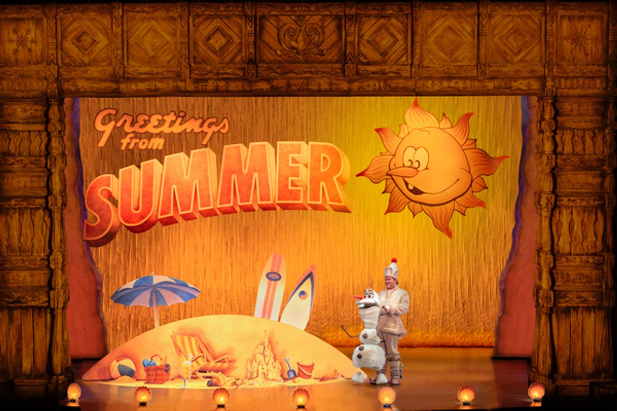 F. Michael Haynie (Olaf) in Frozen North American Tour - photo by Deen van Meer at 