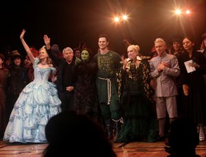 Ginna Claire Mason, Stephen Schwartz. Lindsay Pearce, Sam Gravitte, Kathy Fitzgerald, Photo
