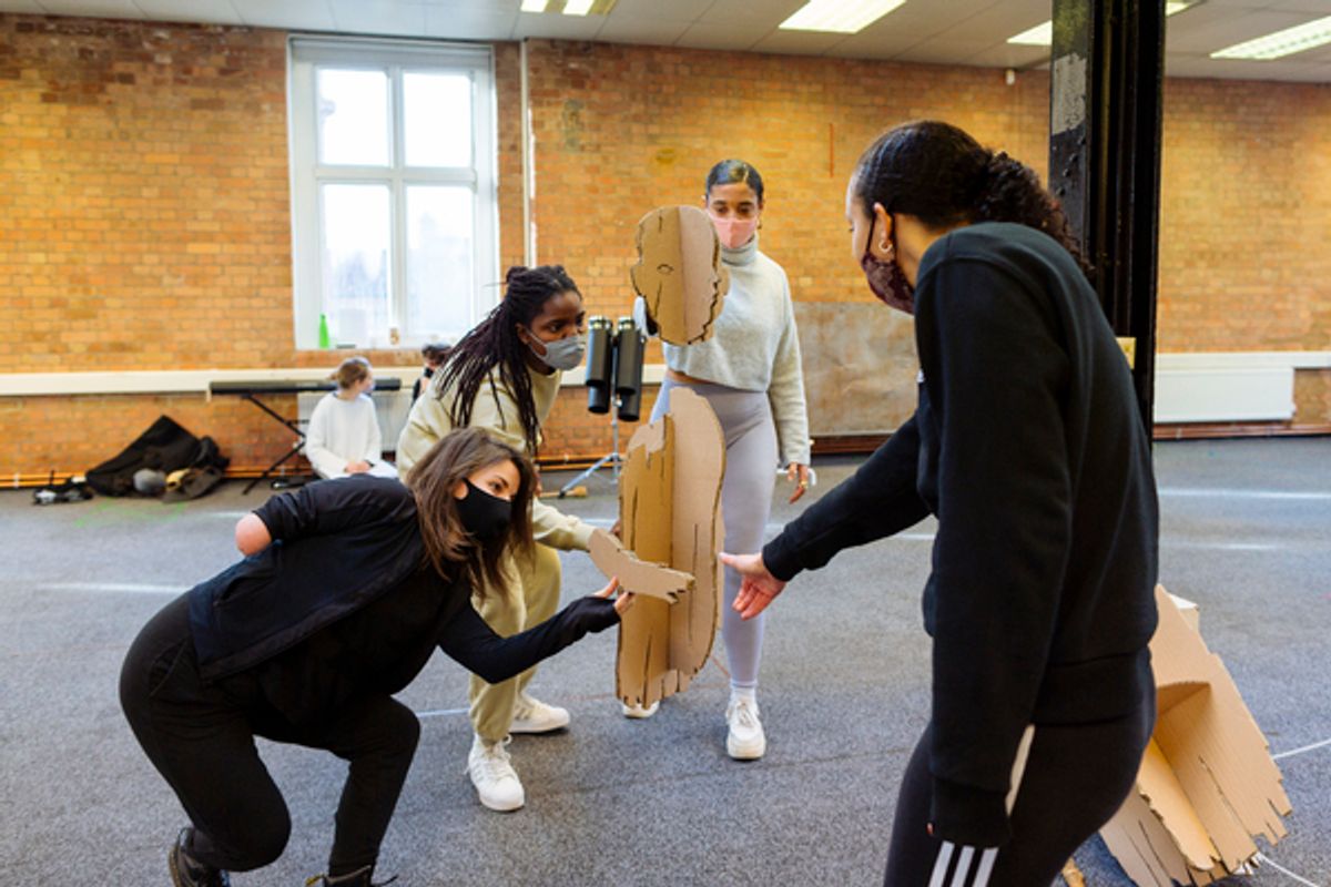 Beth Hinton-Lever, Francesca Amewudah-Rivers, Aoife Gaston, Hannah Azuonye at 