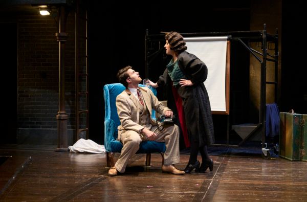 Richard Hannay (actor, Anthony Michael Martinez*) and Annabella Schmidt (actor, Betsy Photo