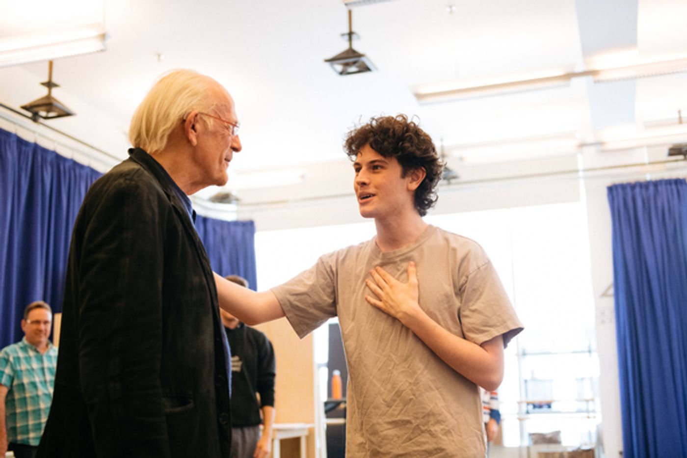 Photos: Original BACK TO THE FUTURE Star Christopher Lloyd Stops By Rehearsal!  Image