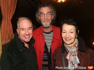 Stephen Flaherty, John Glover and Lynn Ahrens Photo