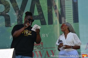 106.7 Lite FM's Helen Little is joined by Co Host Kyle Ramar Freeman Photo