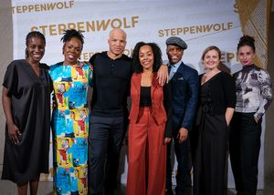 Director Awoye Timpo, Playwright Ngozi Anyanwu, Artistic Director Glenn Davis, Britta Photo