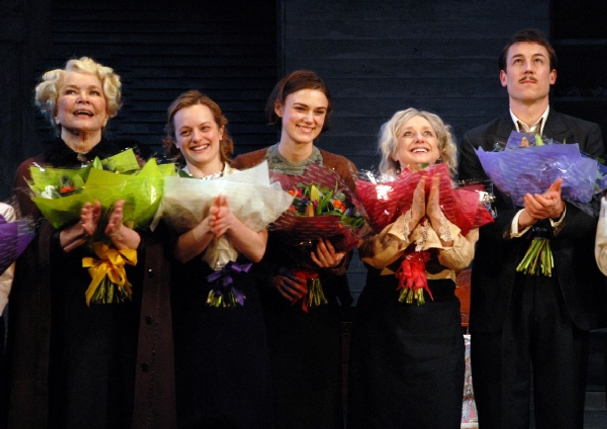 Ellen Burstyn, Elisabeth Moss, Keira Knightley , Carol Kane, Tobias Menzies at 