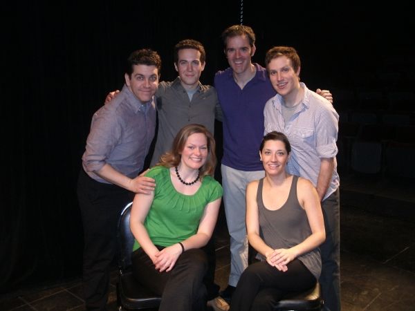Nathan Jansen, John Hartman, Brendan Dowling, Nick Semar; Front L to R Erica Elam, Am Photo
