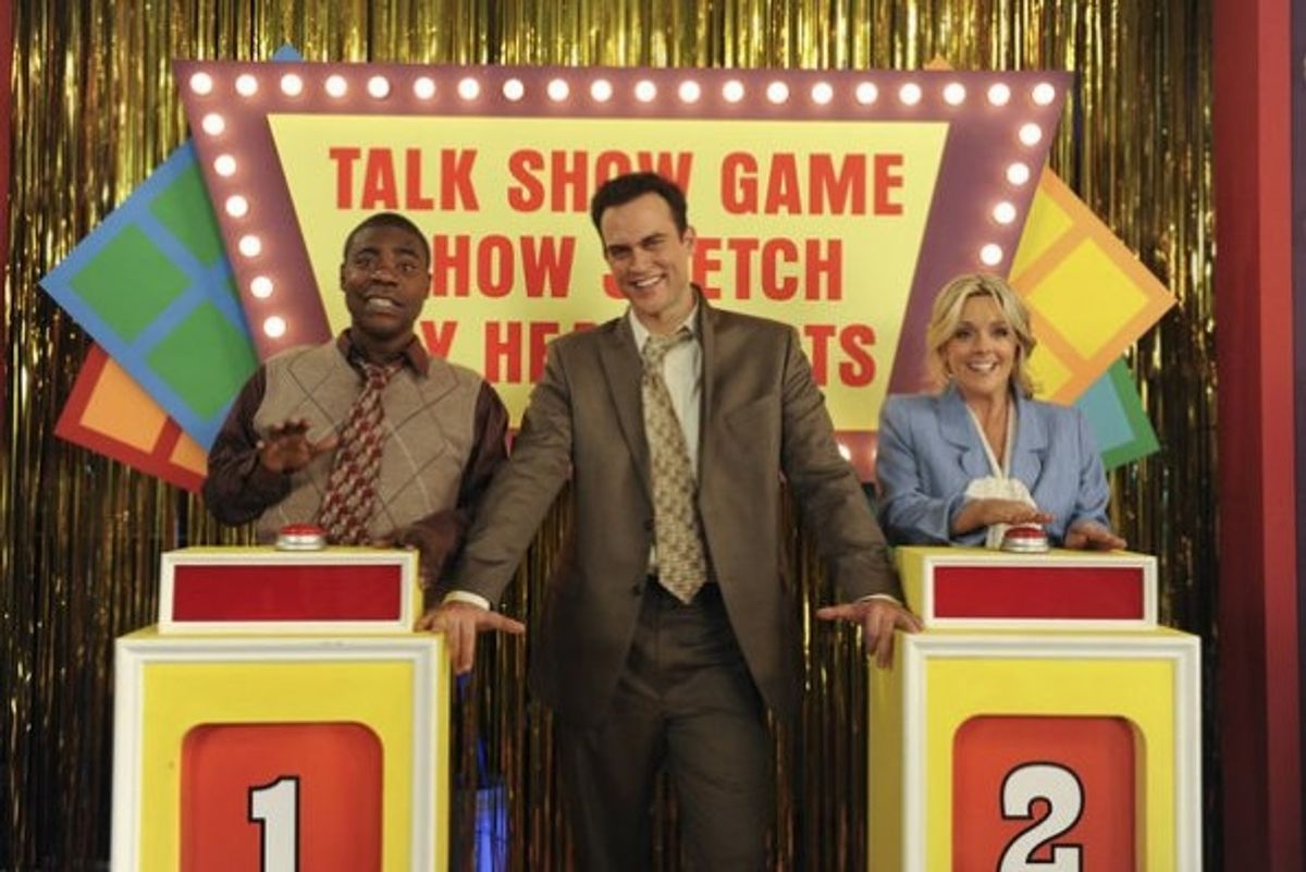  Tracy Morgan as Tracy Jordan, Cheyenne Jackson as Danny Baker, Jane Krakowski as Jenna Maroney at 